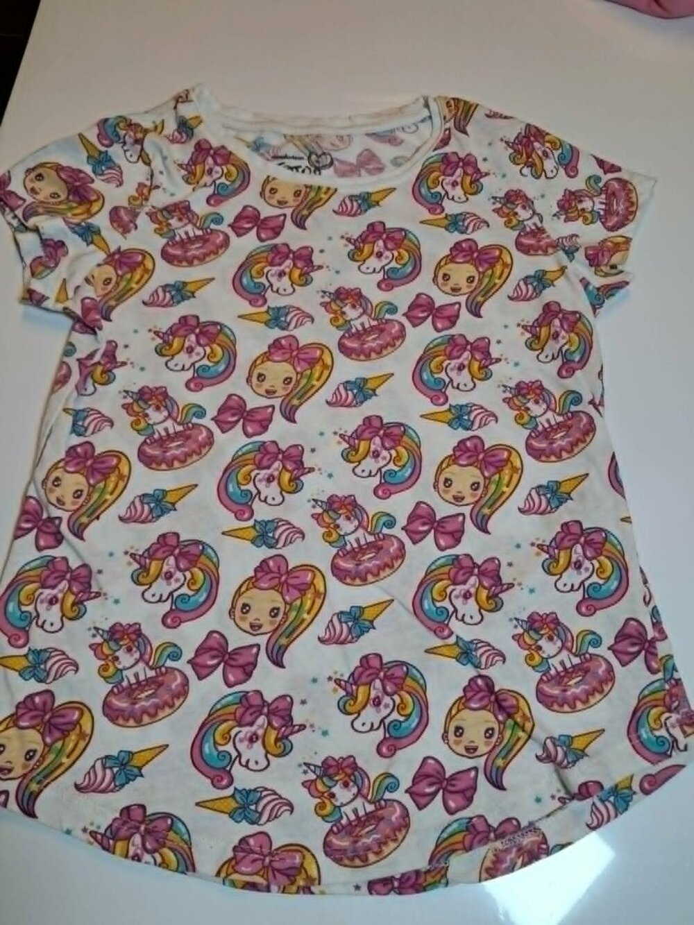 Girls 3 Pc Skirt & T Shirt Set Size 9–12 Years - Picture 7 of 14